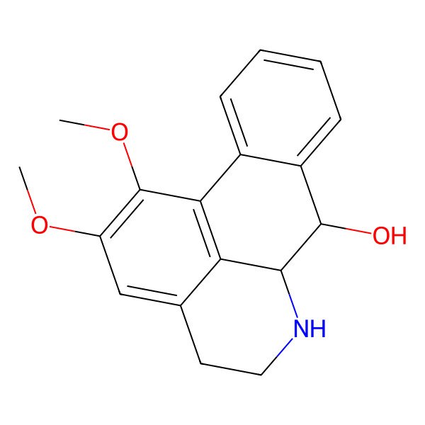 2D Structure of Nornuciferidine