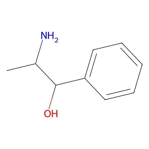 2D Structure of Norpseudoephedrine 2D Structure of Norpseudoephedrine