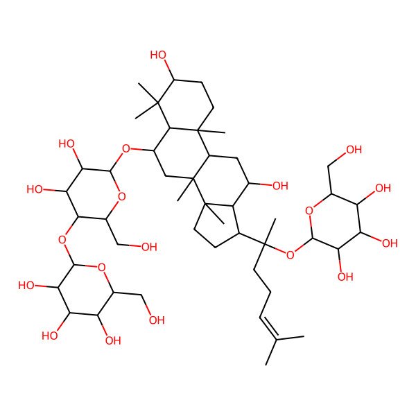 2D Structure of Notoginsenoside N 2D Structure of Notoginsenoside N