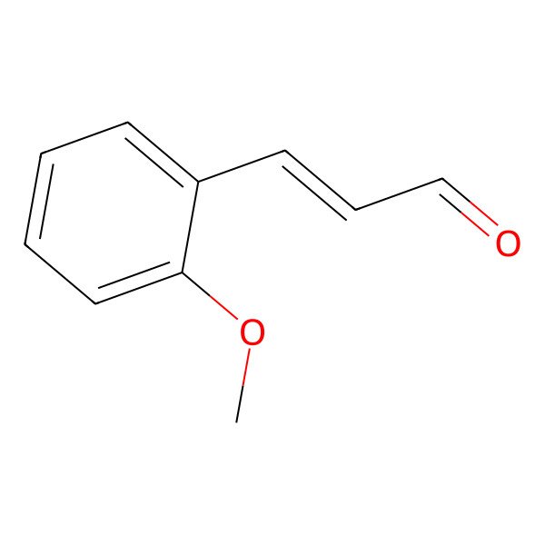 2D Structure of O-Methoxycinnamaldehyde, (E)-