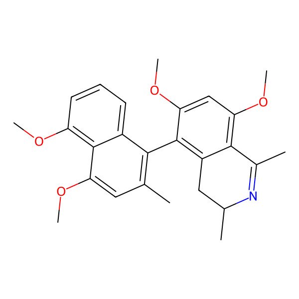 2D Structure of O-Methylancistrocladinine