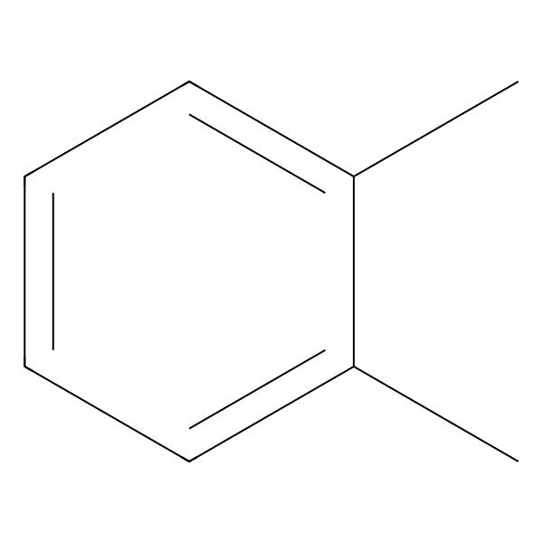 2D Structure of O-Xylene