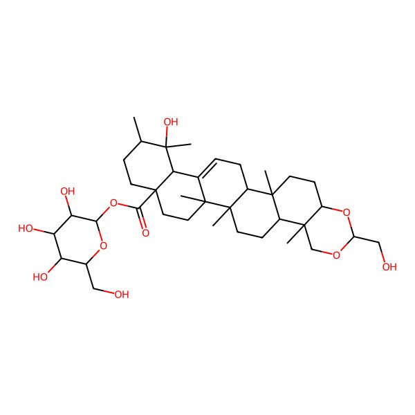 2D Structure of Oblonganoside J