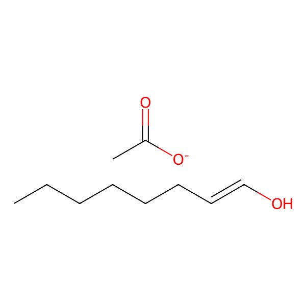 2D Structure of Oct-1-en-1-ol;acetate 2D Structure of Oct-1-en-1-ol;acetate