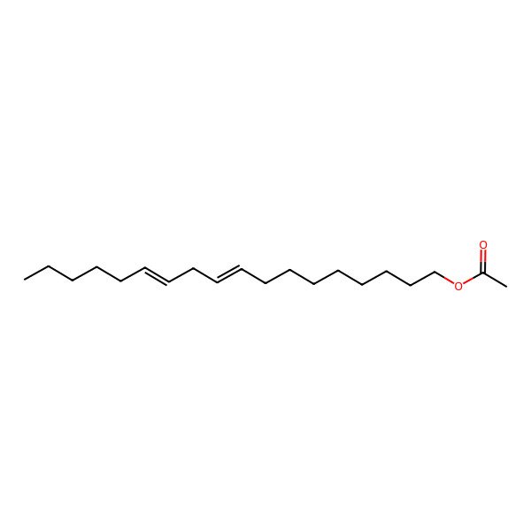 2D Structure of Octadeca-9,12-dien-1-yl acetate 2D Structure of Octadeca-9,12-dien-1-yl acetate