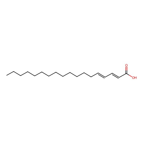 2D Structure of Octadecadienoic acid, (Z,Z)-