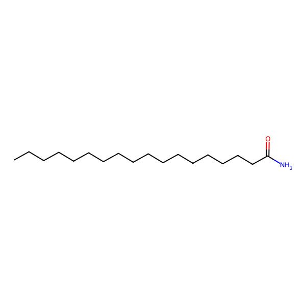 2D Structure of Stearic acid amide
