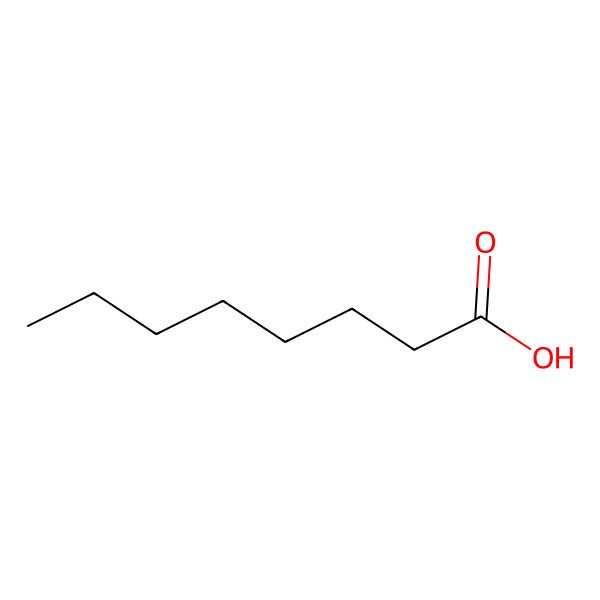 2D Structure of Octanoic acid