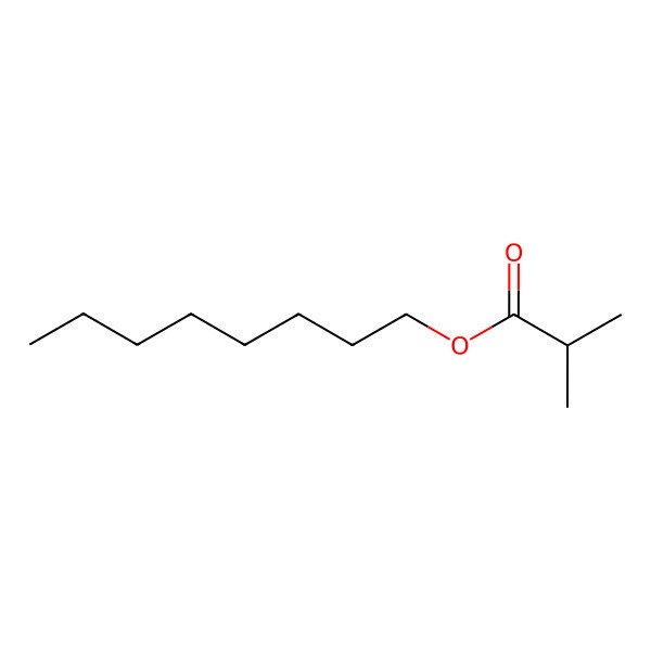 2D Structure of Octyl isobutyrate