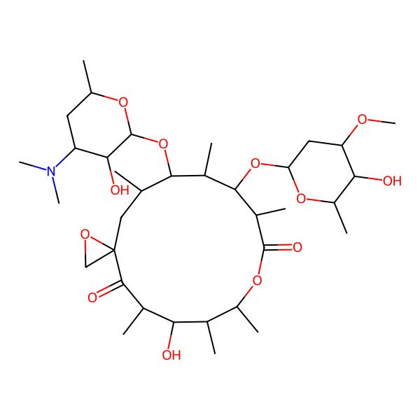 2D Structure of Oleandomycin
