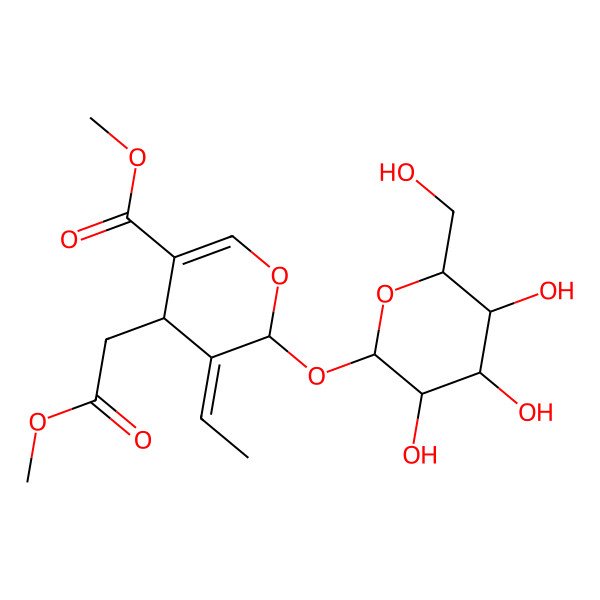 2D Structure of Oleoside dimethyl ester 2D Structure of Oleoside dimethyl ester