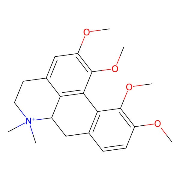 2D Structure of O,O'-Dimethylmagnoflorine 2D Structure of O,O'-Dimethylmagnoflorine
