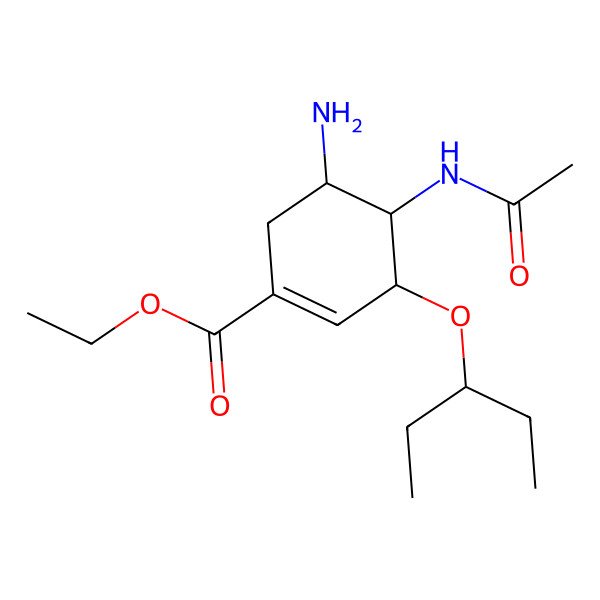 2D Structure of Oseltamivir