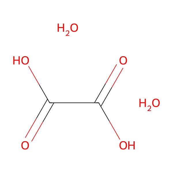 2D Structure of Oxalic acid-13C2 dihydrate