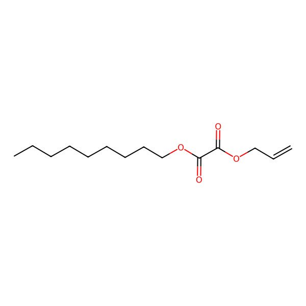 2D Structure of Oxalic acid, allyl nonyl ester