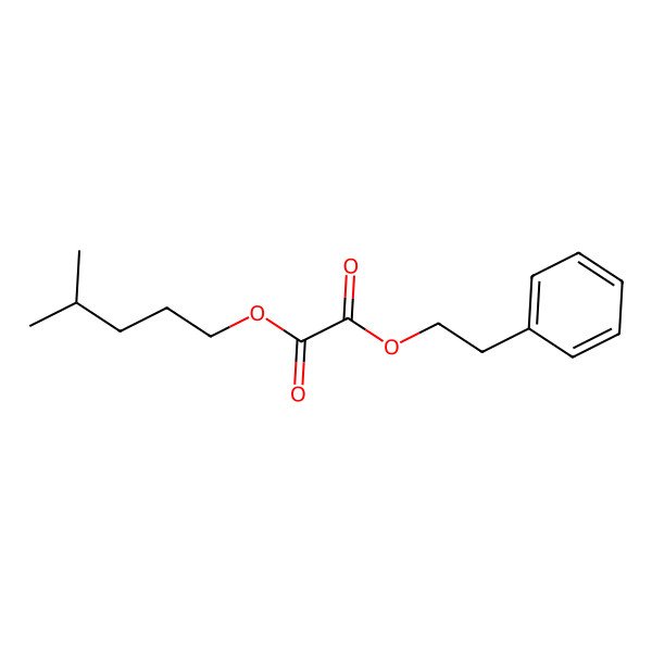 2D Structure of Oxalic acid, isohexyl 2-phenylethyl ester
