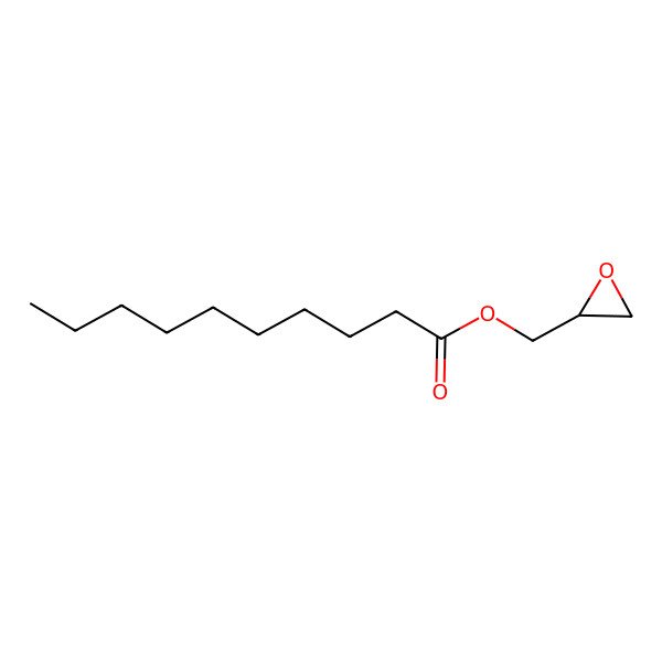 2D Structure of (Oxiran-2-yl)methyl decanoate