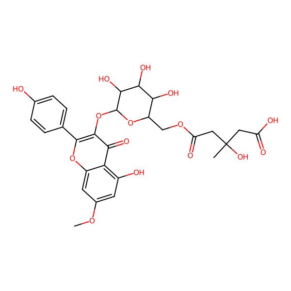 2D Structure of Oxytroflavoside D