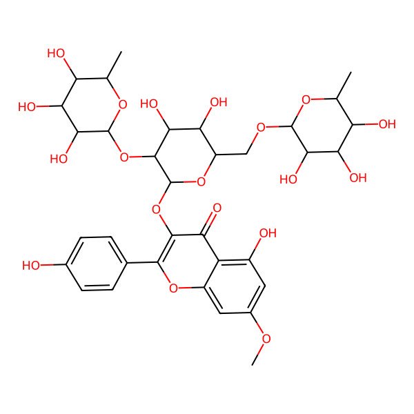 2D Structure of Oxytroflavoside G 2D Structure of Oxytroflavoside G