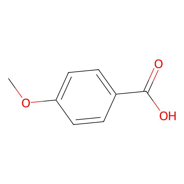 2D Structure of p-Anisic acid