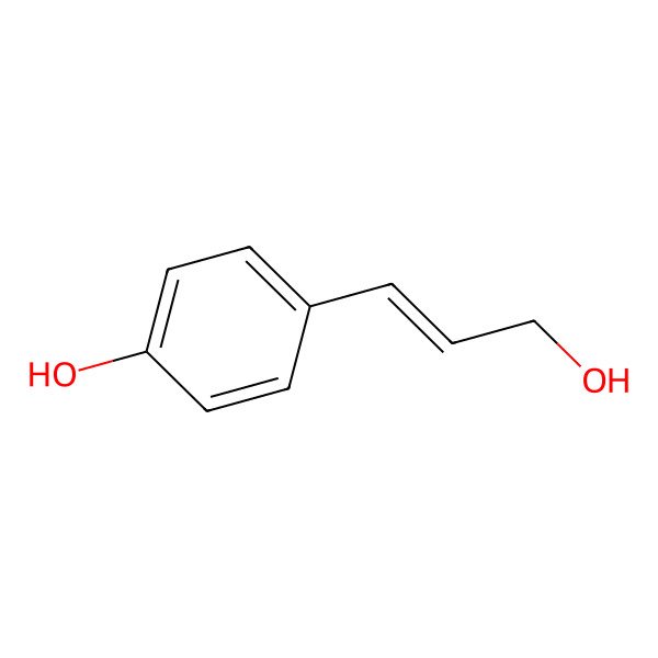 2D Structure of p-Coumaryl alcohol, (Z)- 2D Structure of p-Coumaryl alcohol, (Z)-