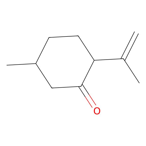 2D Structure of p-MENTH-8-EN-3-ONE, trans-