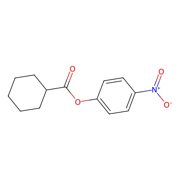 2D Structure of P-Nitrophenyl cyclohexanecarboxylate