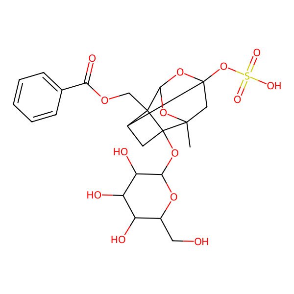 2D Structure of Paeoniflorin sulfonate