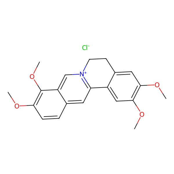 2D Structure of Palmatine chloride