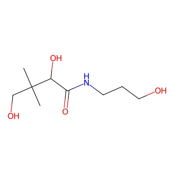 2D Structure of DL-panthenol