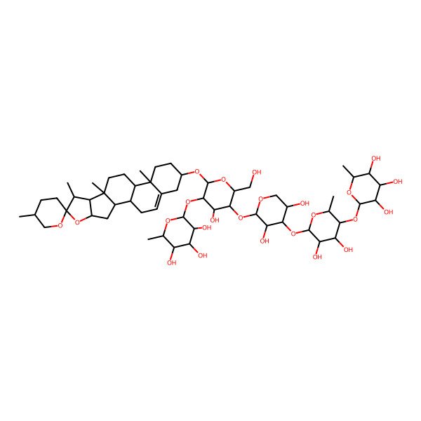 2D Structure of Parissaponin Pb