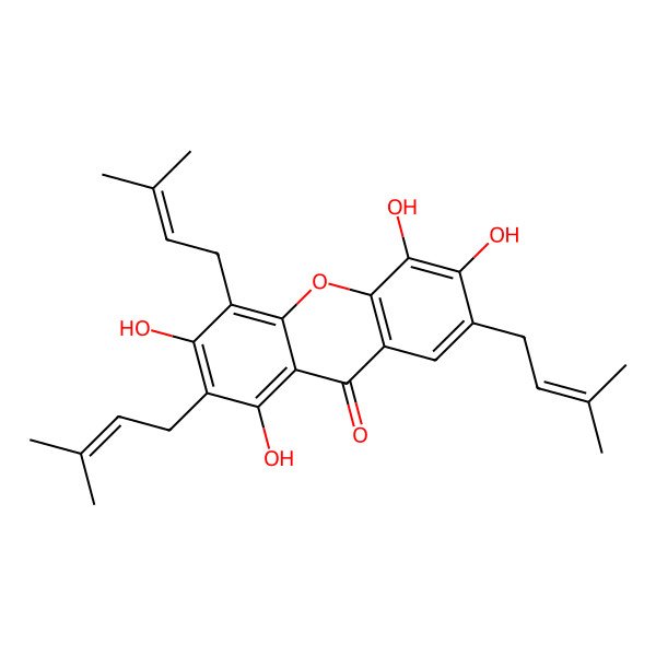 2D Structure of Parvifolixanthone A