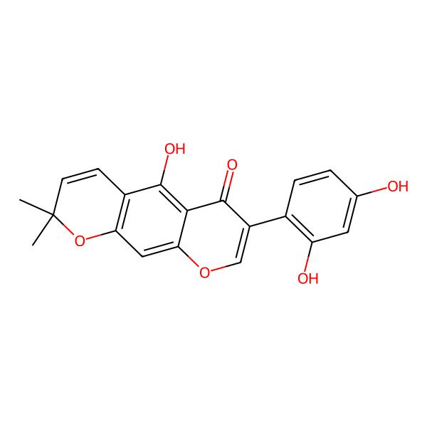 2D Structure of parvisoflavones-B