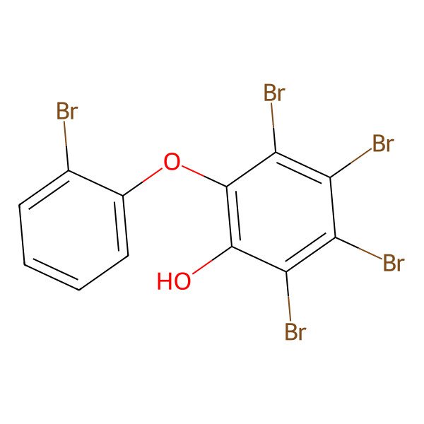 2D Structure of Pentabromo-2-hydroxy-diphenyl ether