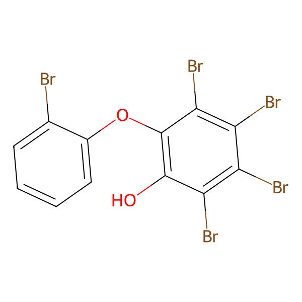 2D Structure of Pentabromo-2-hydroxy-diphenyl ether