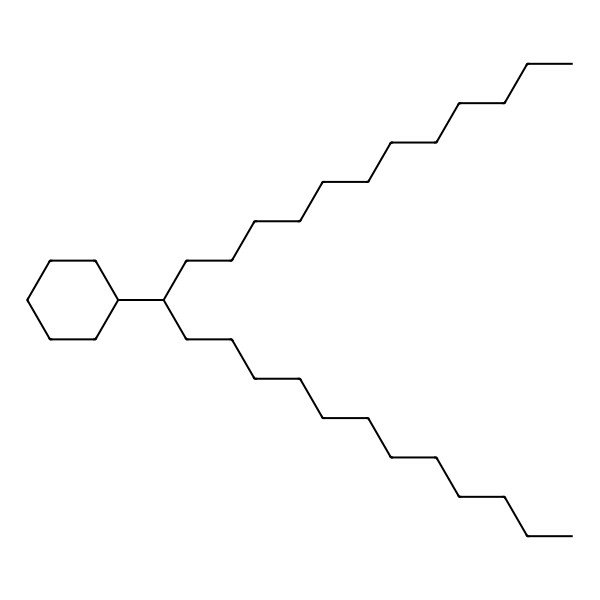 2D Structure of Pentacosane, 13-cyclohexyl- 2D Structure of Pentacosane, 13-cyclohexyl-
