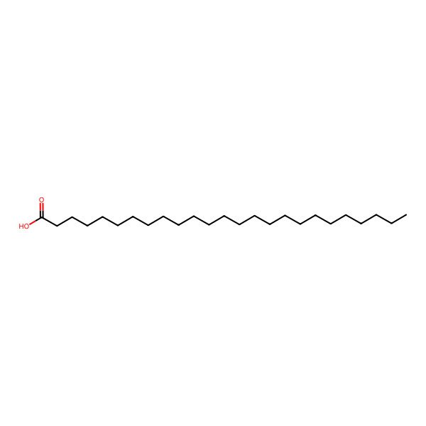 2D Structure of Pentacosanoic acid