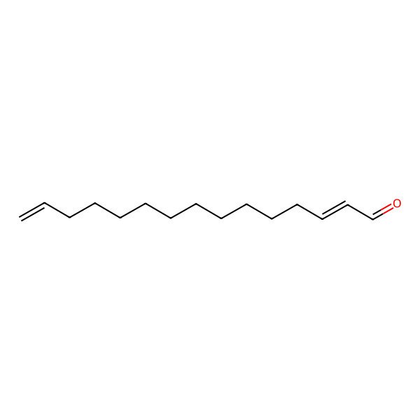 2D Structure of Pentadeca-2,14-dienal 2D Structure of Pentadeca-2,14-dienal