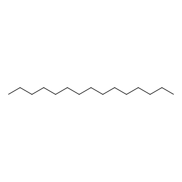 2D Structure of Pentadecane