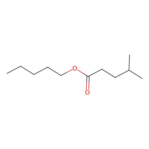 2D Structure of Pentyl 4-methylpentanoate