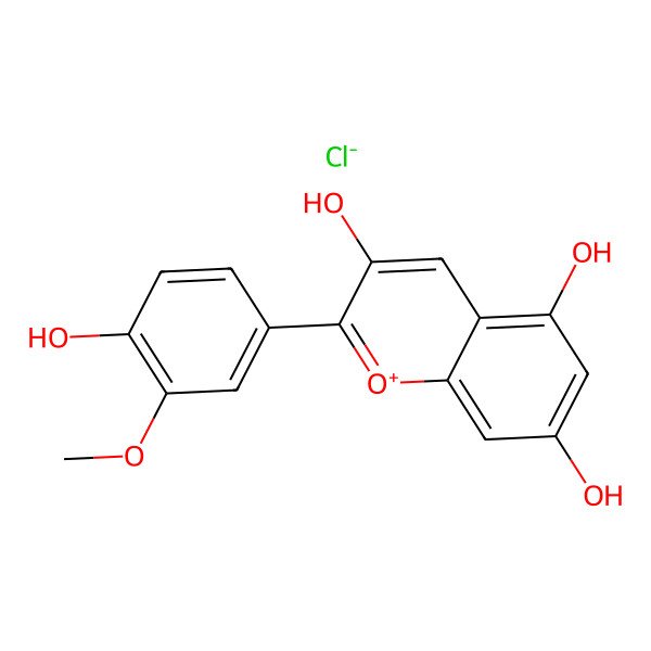 2D Structure of Peonidin chloride 2D Structure of Peonidin chloride