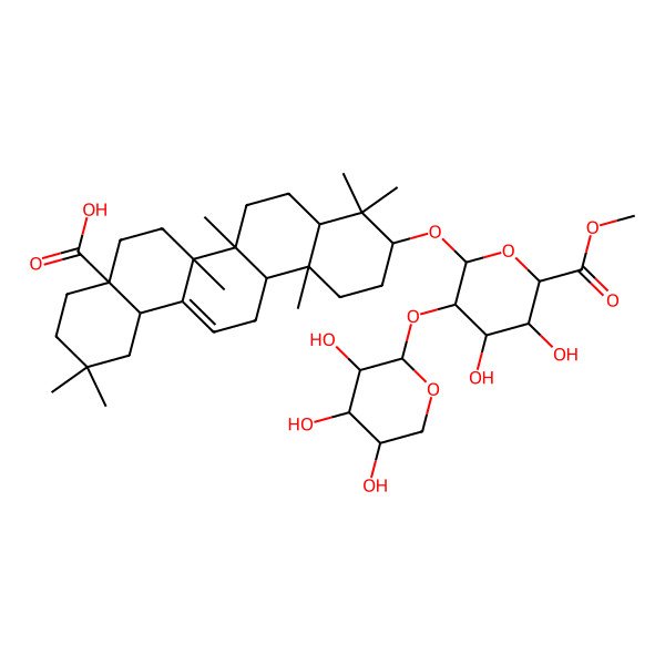2D Structure of Pesudoginsenoside Rp1 Methyl Ester