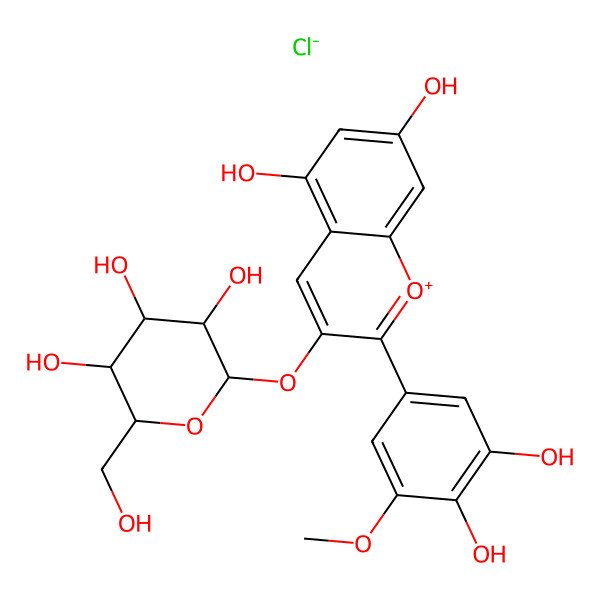 2D Structure of Petunidin 3-monoglucoside