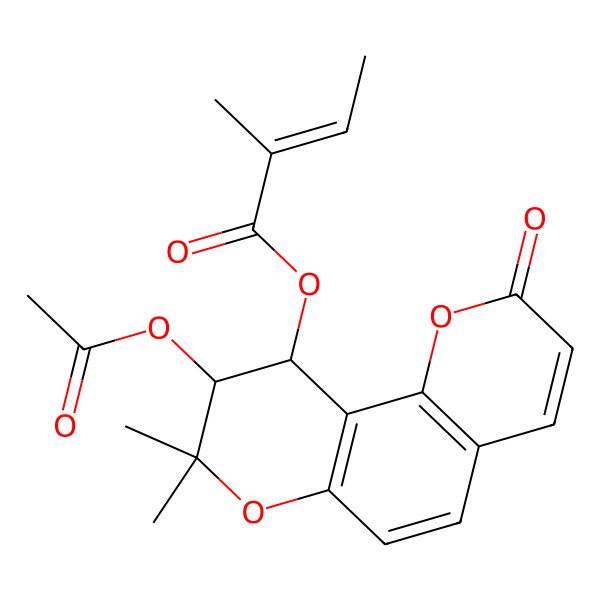 2D Structure of Peucedanocoumarin II
