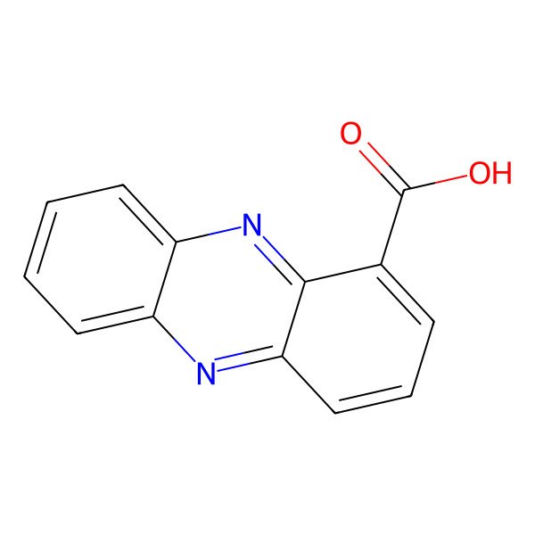 2D Structure of Phenazine-1-carboxylic acid