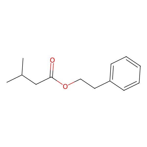 2D Structure of Phenethyl isovalerate 2D Structure of Phenethyl isovalerate