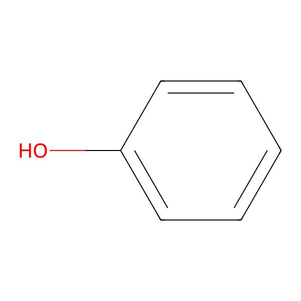2D Structure of Phenol