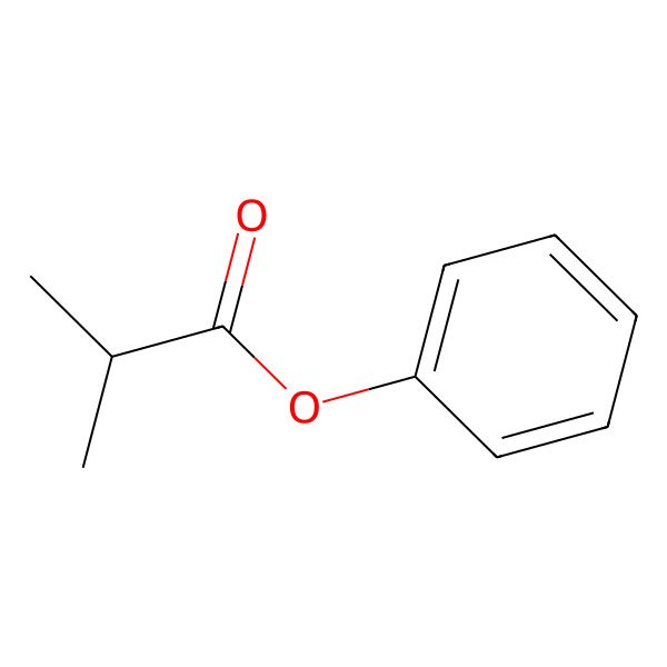 2D Structure of Phenyl isobutyrate