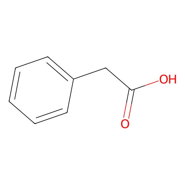 2D Structure of Phenylacetic Acid