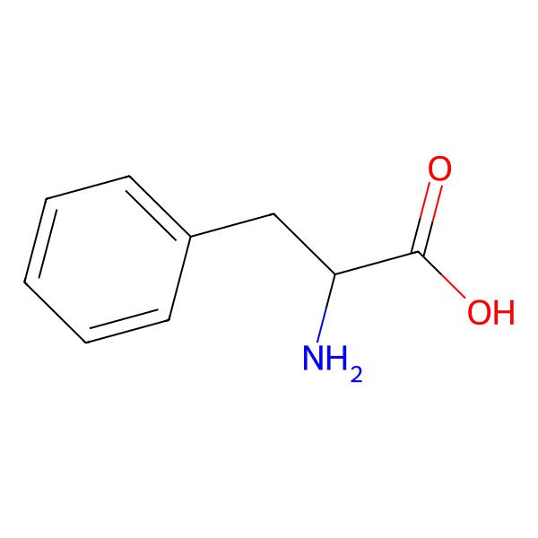 2D Structure of Phenylalanine
